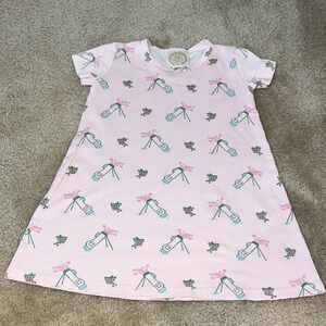 The Beaufort Bonnet Company Pink Dress with Golf Print